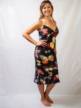 Butterfly Signature Slip Dress